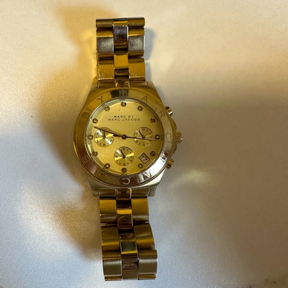 Marc by Marc Jacob’s gold watch with original box